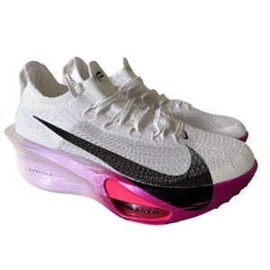 Nike Air Zoom Alphafly NEXT% 3 White Vivid Grape FD8315-100 Women’s Size 9 New